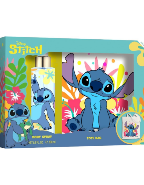 Disney Stitch Gift Set for Kids Includes Eau de Toilette Spray and Tote bag