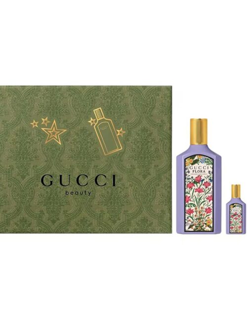 Set Gucci Flora Gorgeous Magnolia Edp 100ml Edp 10ml Mini 5ml