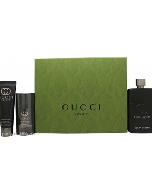 Gucci Guilty Pour Homme Gift Set 90ml EDP + 75ml Deodorant Stick + 50ml Shower Gel