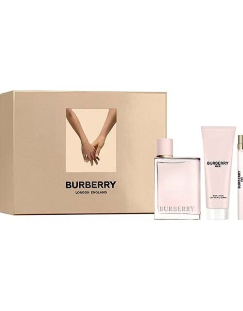 Set Burberry Her Edp 100ml Body 75ml Mini 10ml