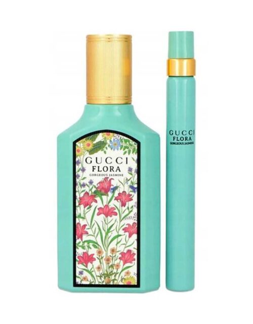 Set Gucci Flora Gorgeous Jasmine Edp 50ml Mini 10ml