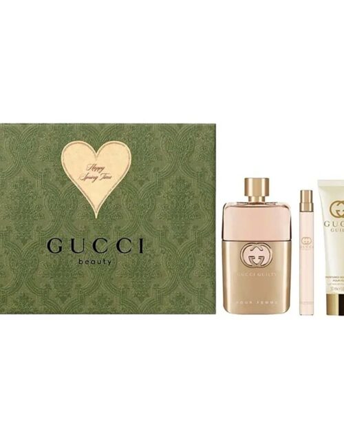 Set Gucci Guilty Edp 90ml Mini 10ml Body 50ml